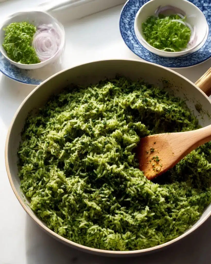Amazing Green Rice Recipe