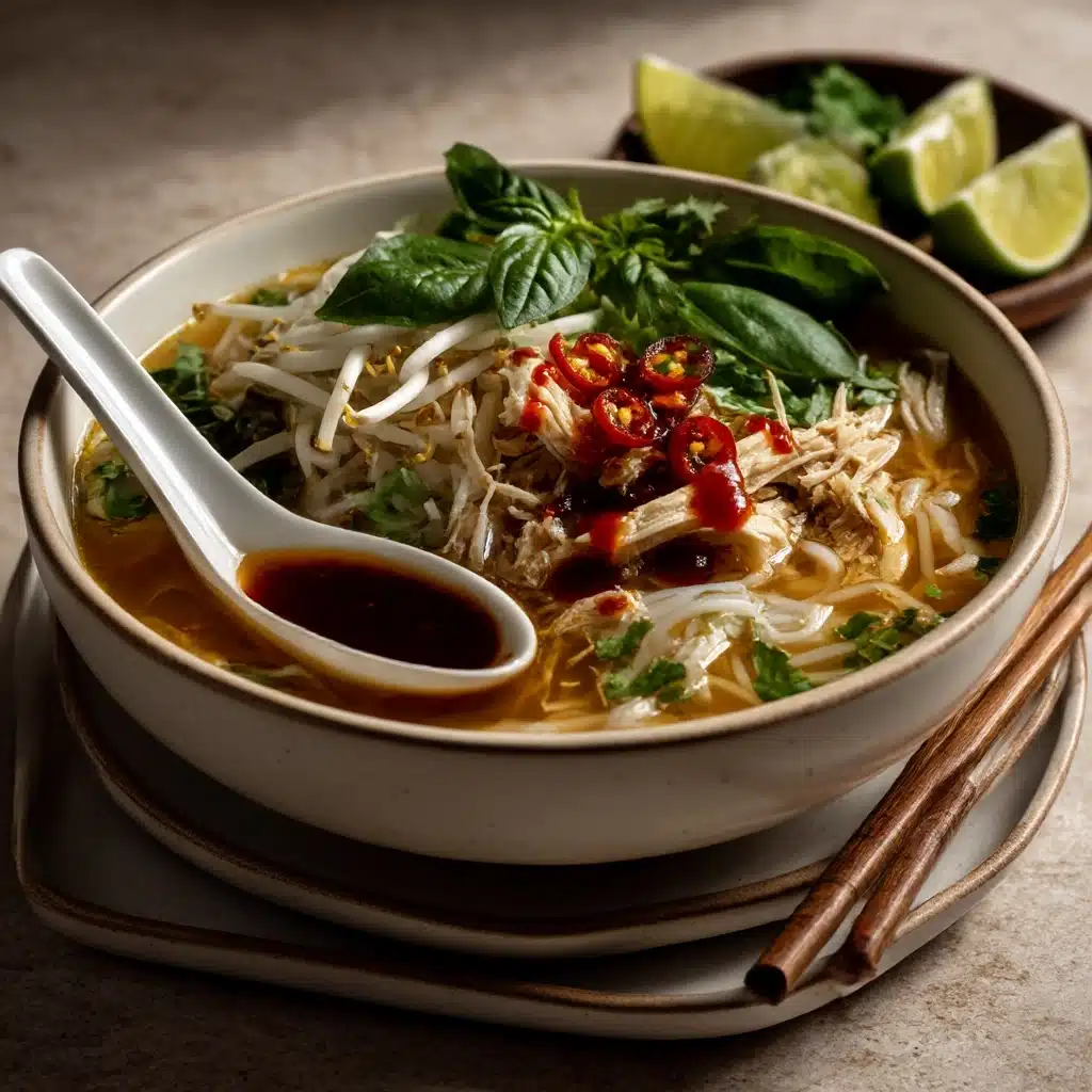 Vietnamese Chicken Pho Soup Recipe - Recipe Image