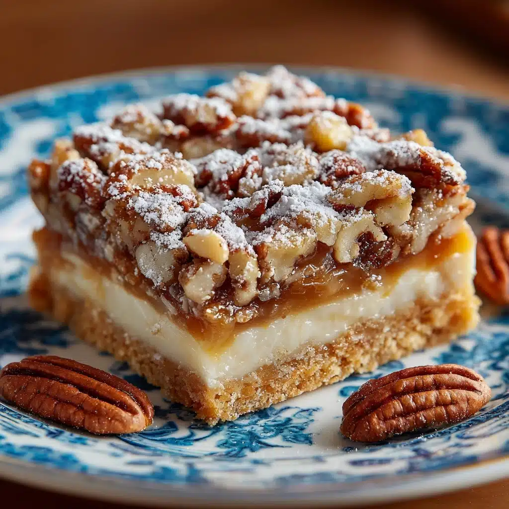 Pecan Pie Cheesecake Bars Recipe - Recipe Image