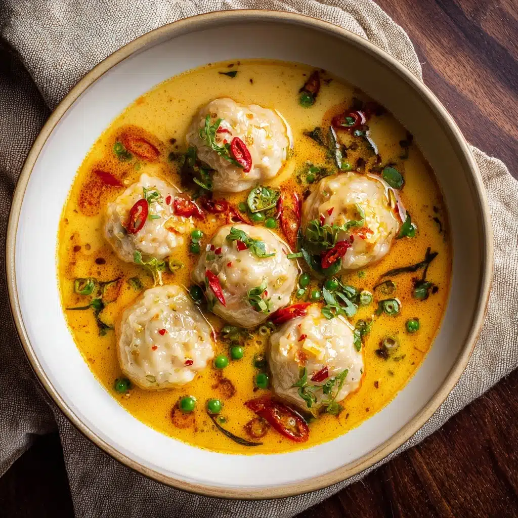 Coconut Curry Soup with Dumplings Recipe - Recipe Image