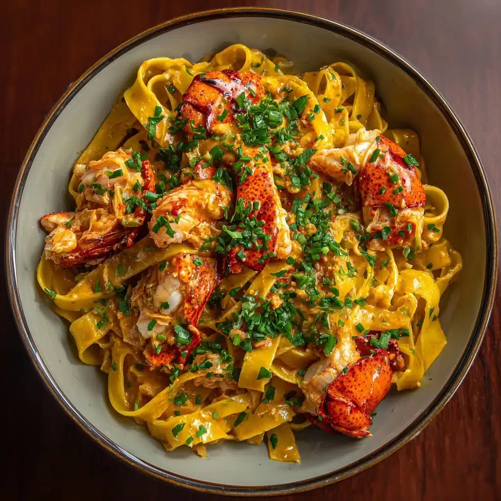 Creamy Spicy Lobster Pasta Recipe - Recipe Image