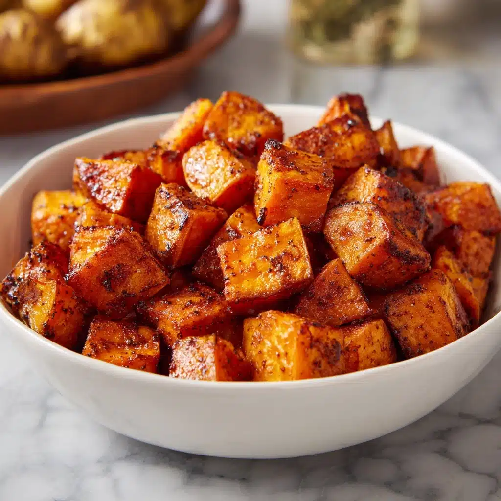 Crispy Roasted Sweet Potatoes Recipe - Recipe Image