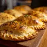 Crispy Chicken Alfredo Air Fryer Calzones Recipe