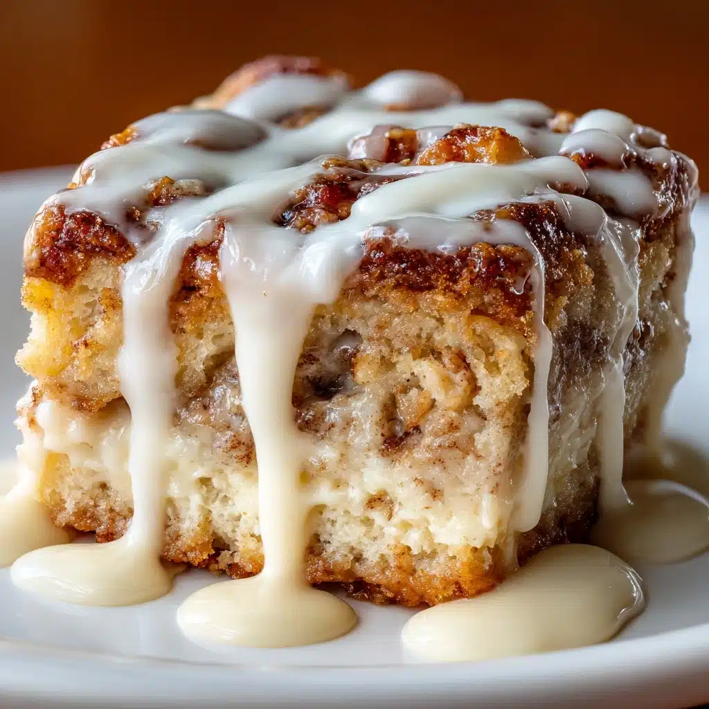High-Protein Cinnamon Roll Baked Oatmeal Recipe - Recipe Image