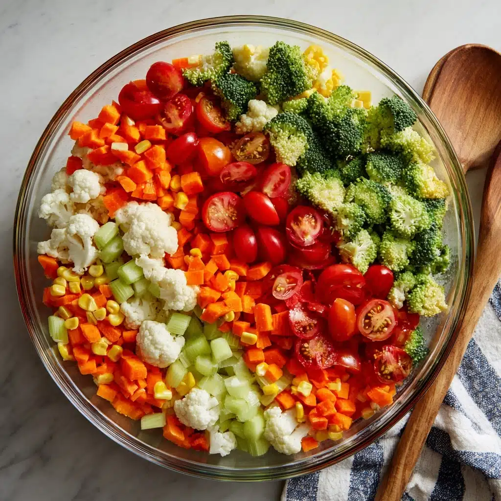 The Best Marinated Vegetable Salad Recipe - Recipe Image