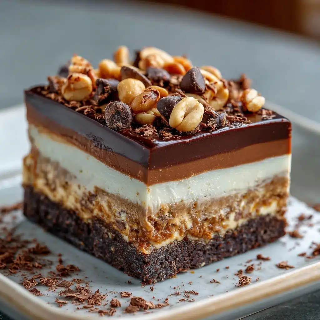 Chocolate Peanut Butter Lasagna Recipe - Recipe Image