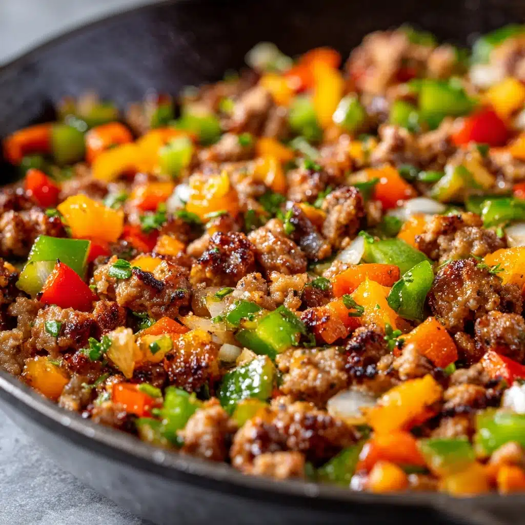 One-Pan Ground Kung Pao Chicken Recipe - Recipe Image
