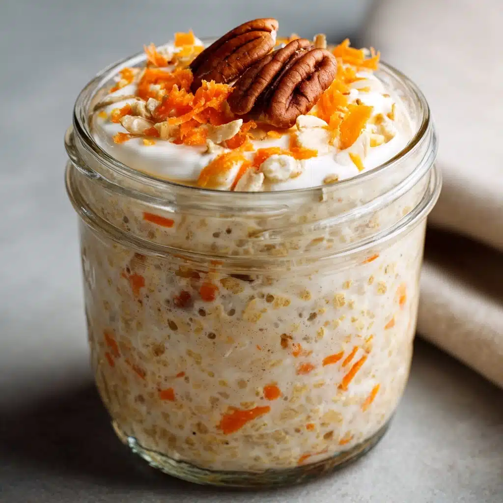 Carrot Cake Protein Overnight Oats Recipe - Recipe Image