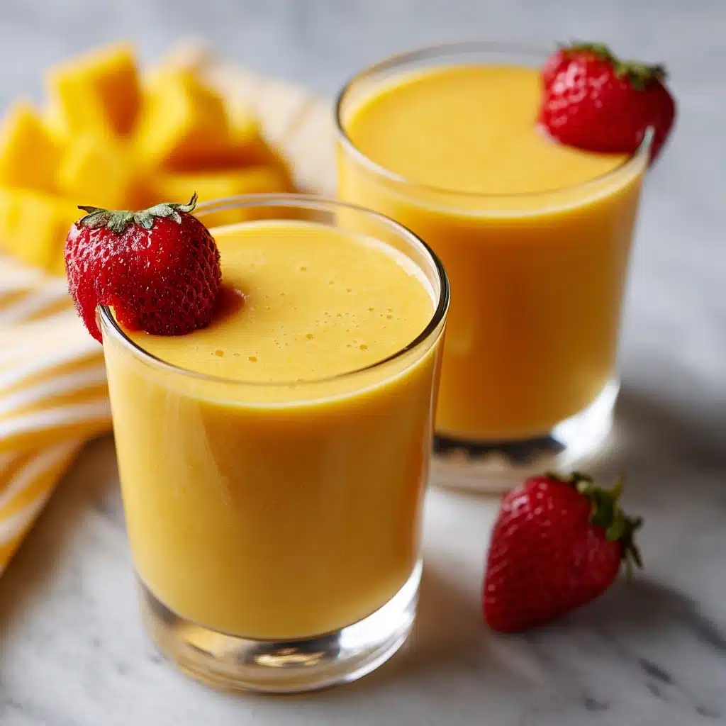 Peach Mango Smoothie Recipe - Recipe Image