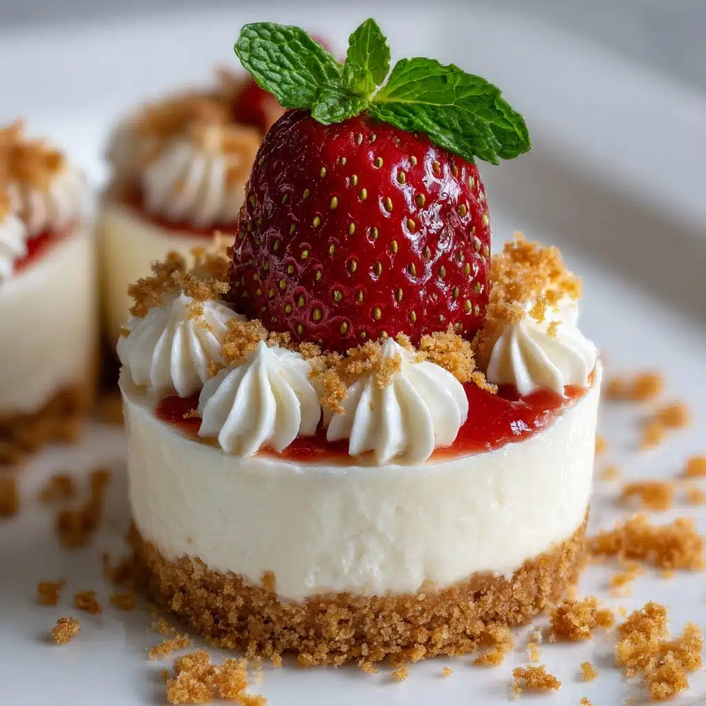 Mini Cheesecake-Stuffed Strawberries Recipe - Recipe Image