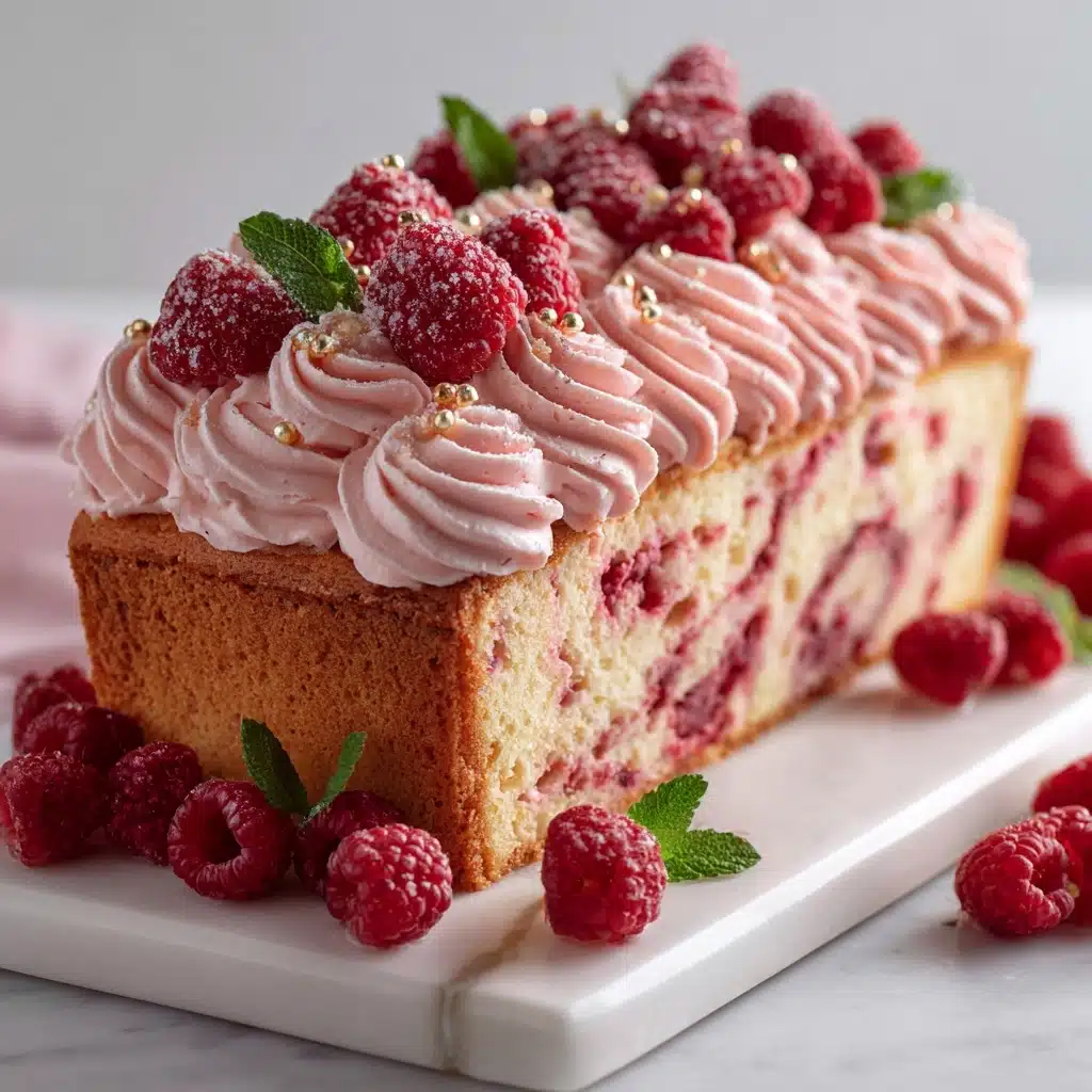 Lemon Raspberry Loaf Cake Recipe - Recipe Image