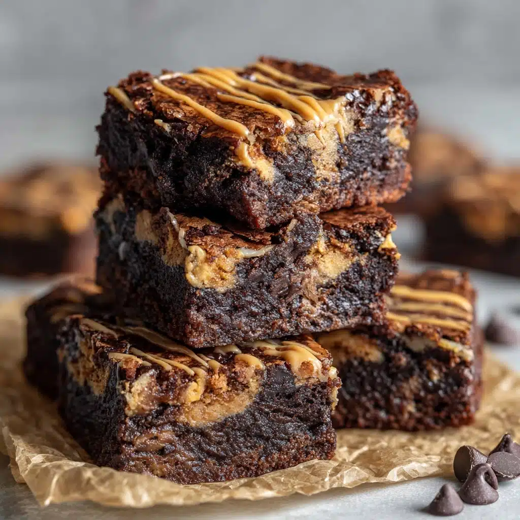 Peanut Butter Brownies with a Healthy Twist Recipe - Recipe Image