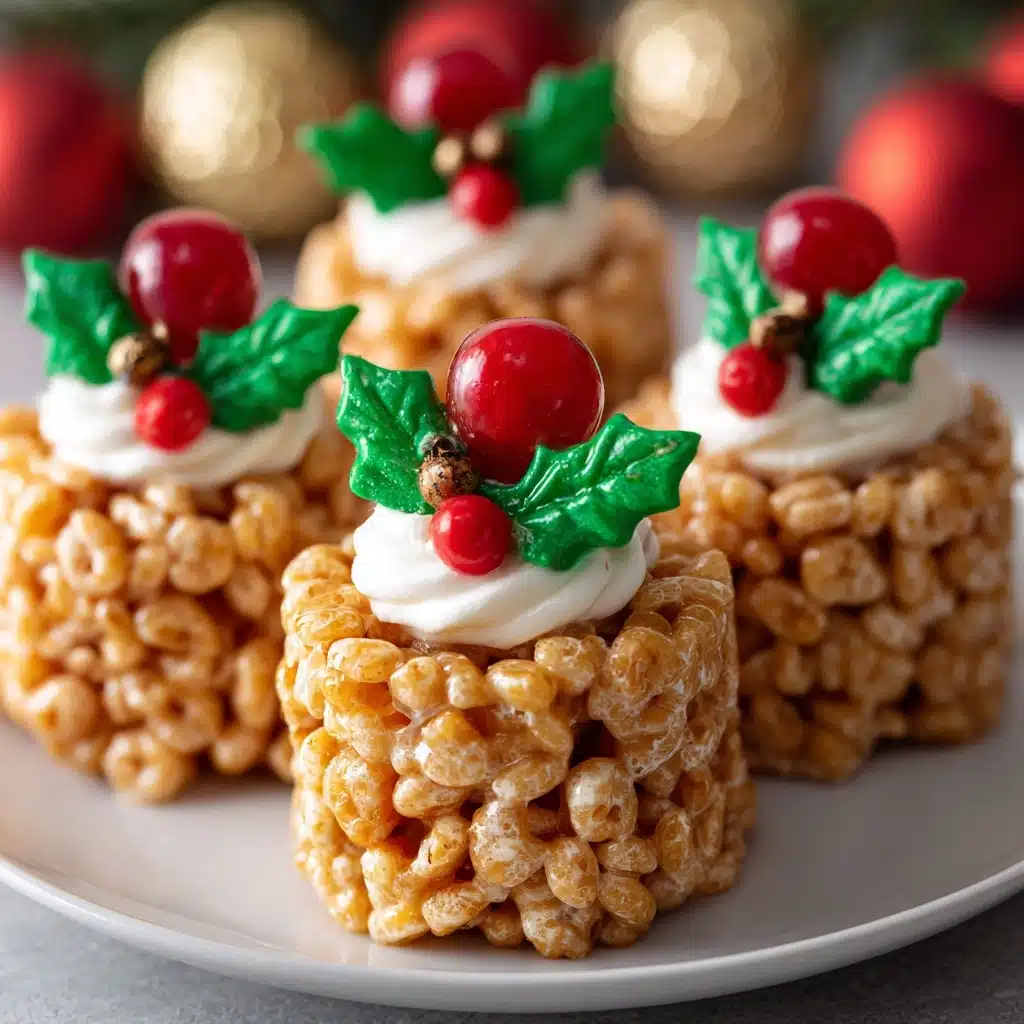 Rice Krispie Christmas Puddings Recipe - Recipe Image