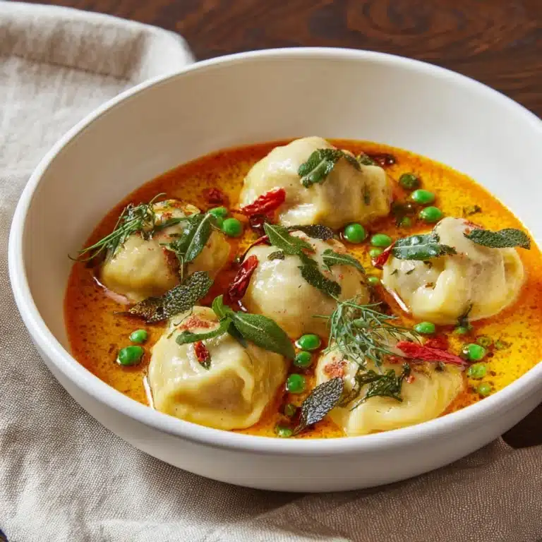 Coconut Curry Soup with Dumplings Recipe
