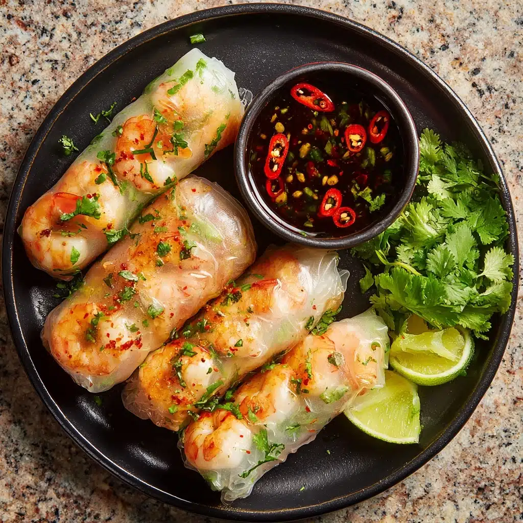 Vietnamese Baked Salmon Spring Rolls Recipe - Recipe Image