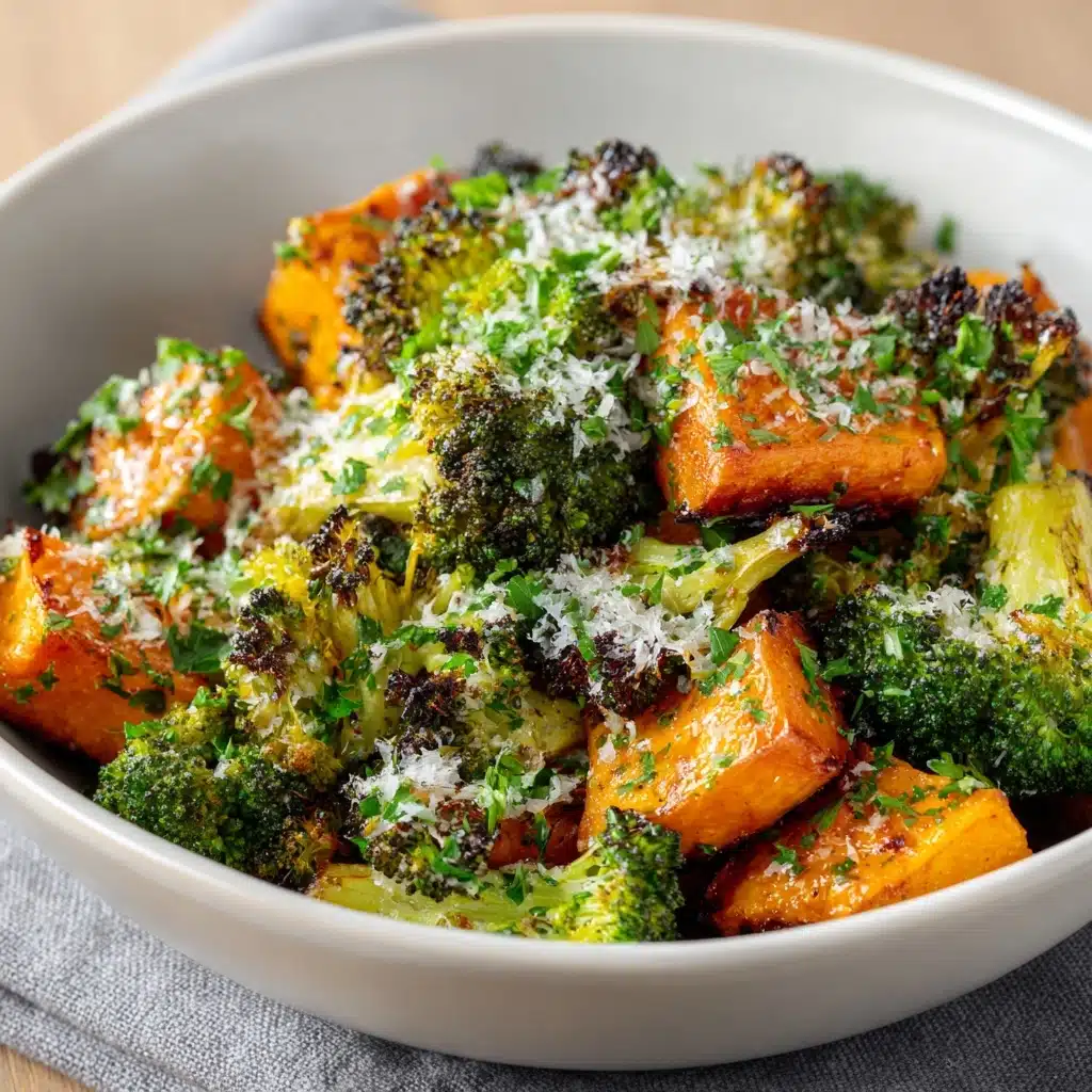 Roasted Broccoli and Sweet Potatoes Recipe - Recipe Image