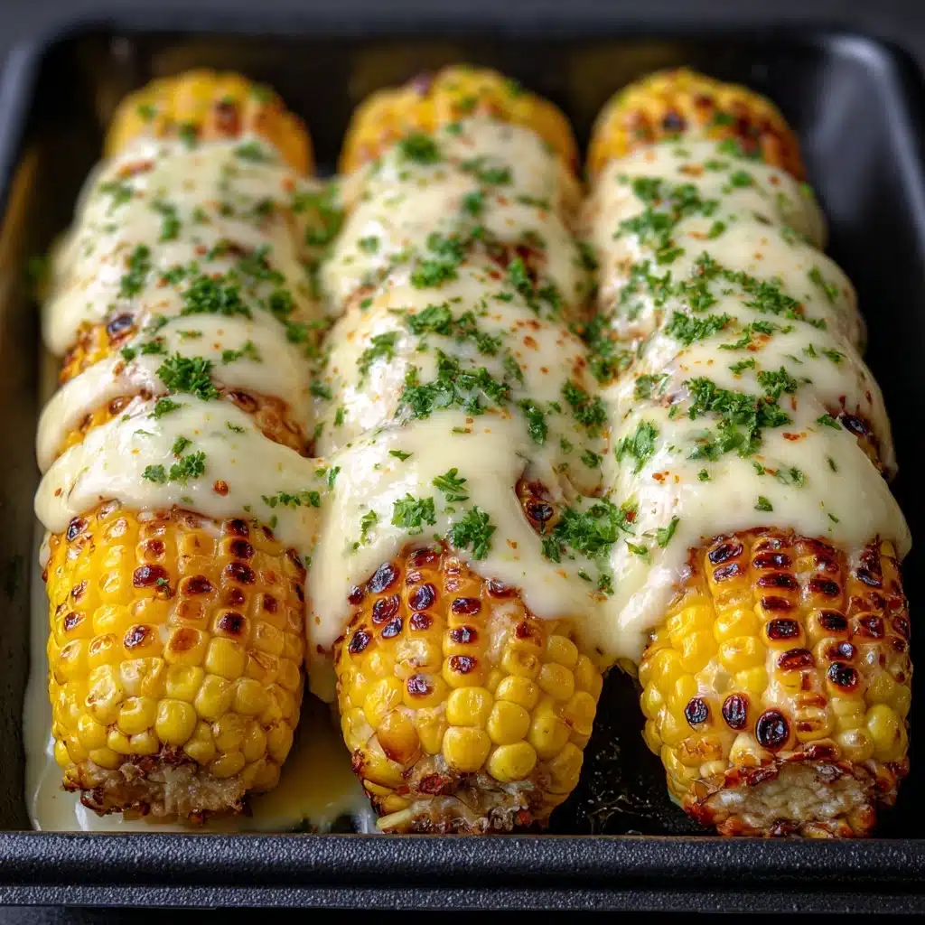 Garlic Butter Corn Cheese: A Deliciously Creamy Side Dish Recipe - Recipe Image