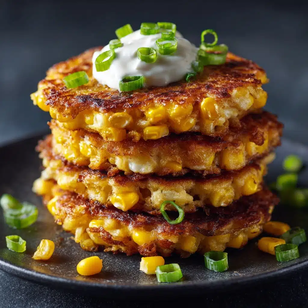 Crispy Cheesy Corn Fritters Recipe - Recipe Image