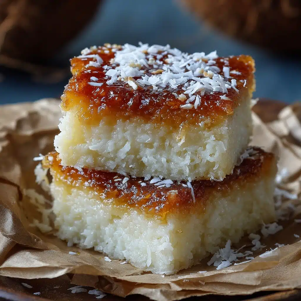 Sticky Coconut Cake (Wingko Babat) Recipe - Recipe Image