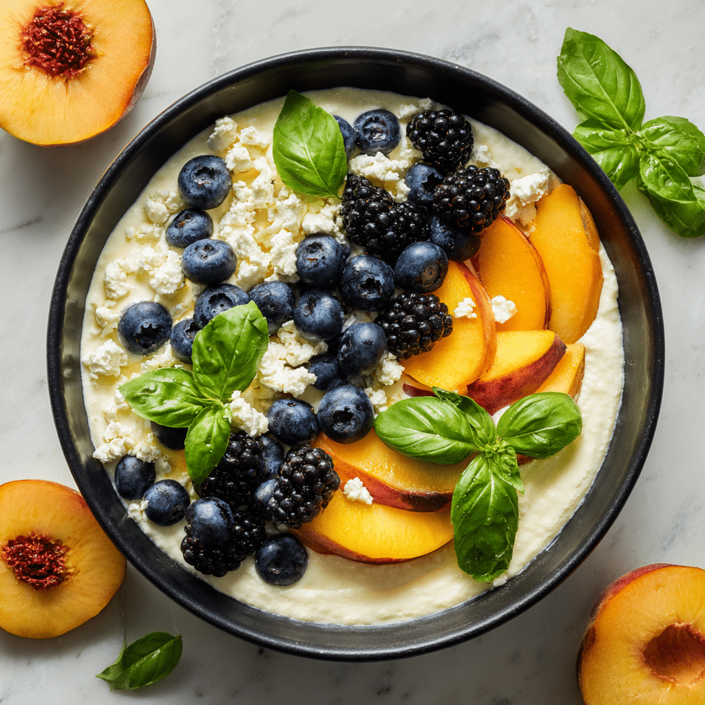 Blueberry Peach Feta Salad Recipe - Recipe Image