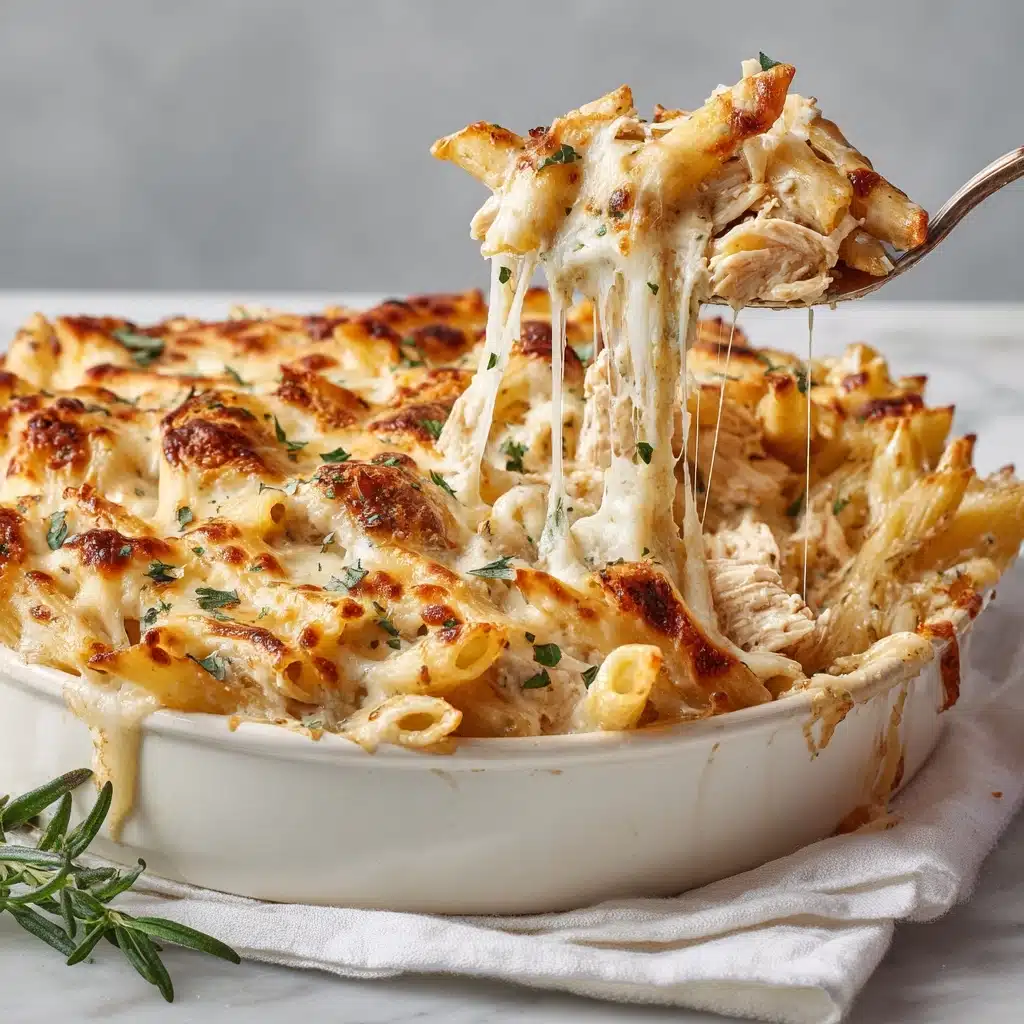 Chicken Alfredo Casserole Recipe - Recipe Image