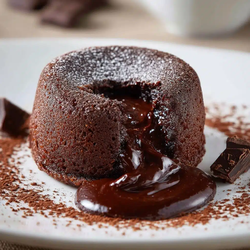Easy Chocolate Lava Cake Recipe - Recipe Image