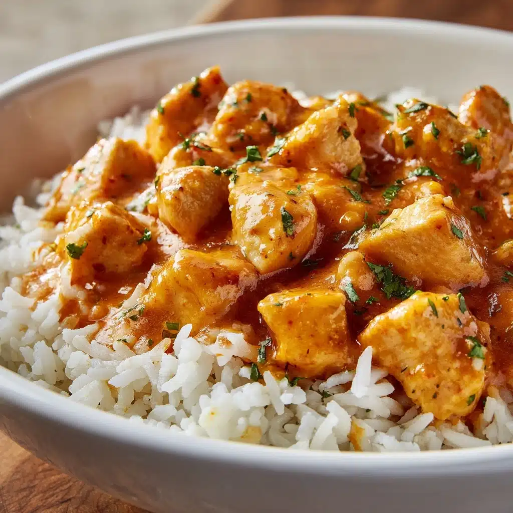 Creamy Smothered Chicken and Rice Recipe - Recipe Image
