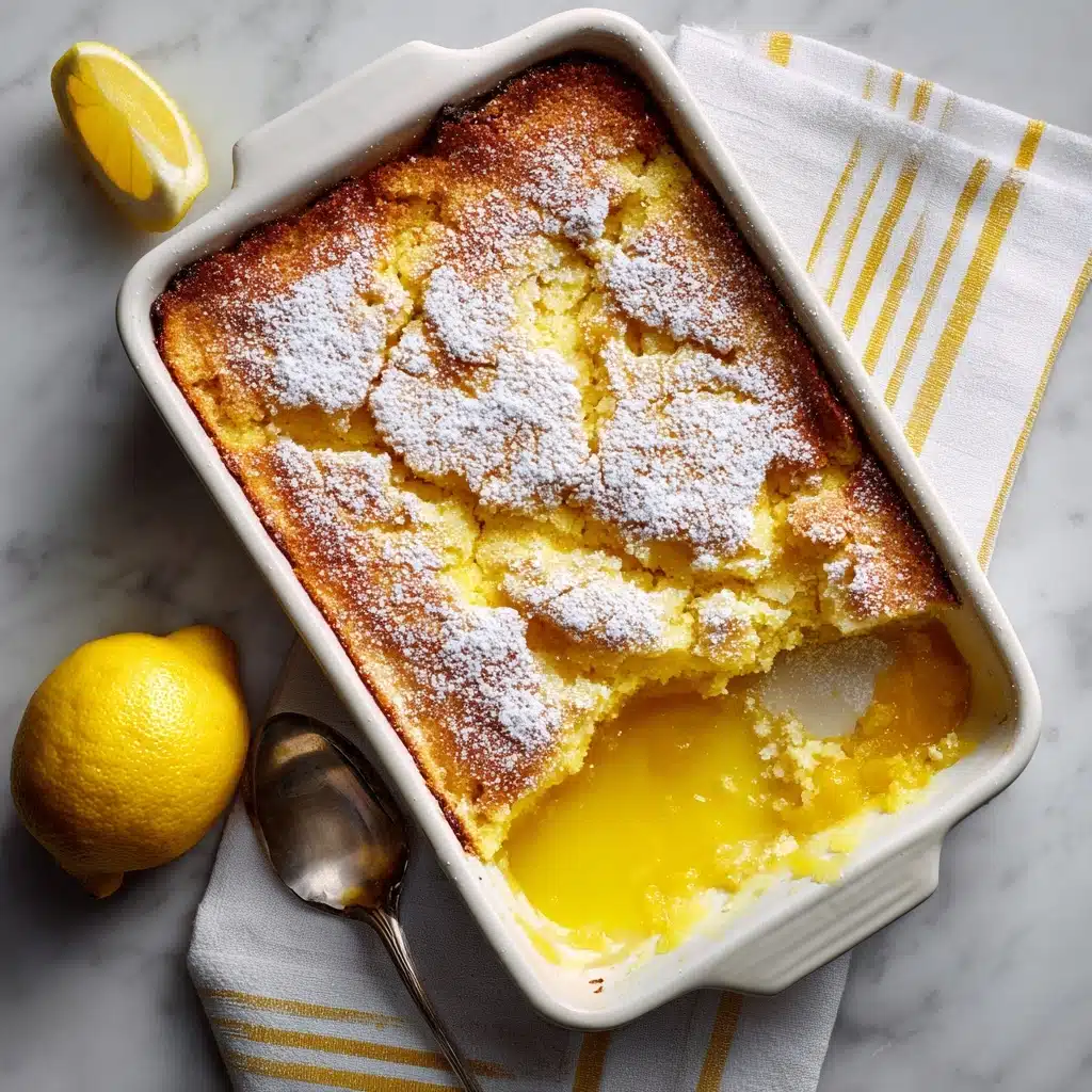 Magic Lemon Cobbler Recipe - Recipe Image