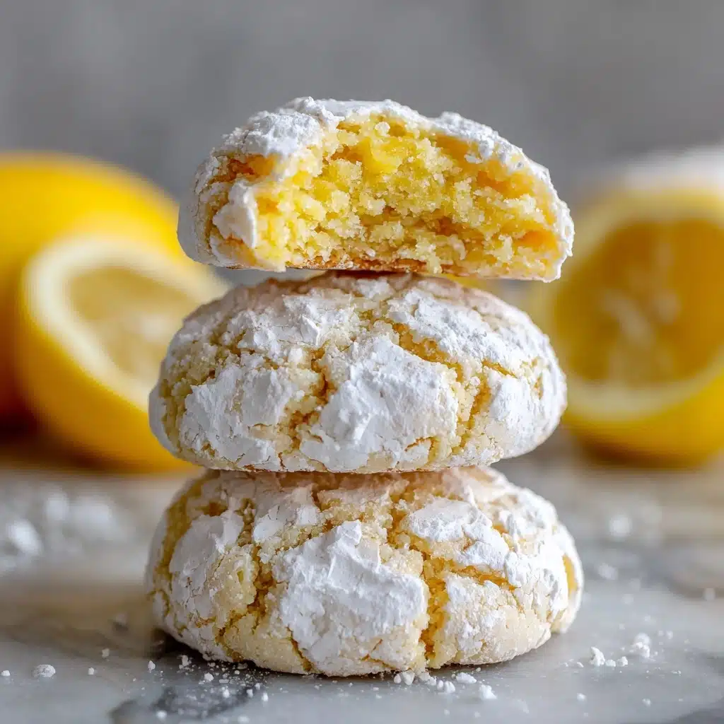 Lemon Crinkle Cookies Recipe - Recipe Image