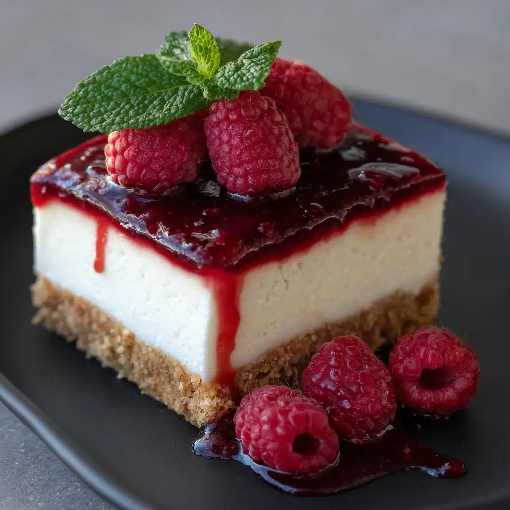 Easy Raspberry Cheesecake Recipe - Recipe Image