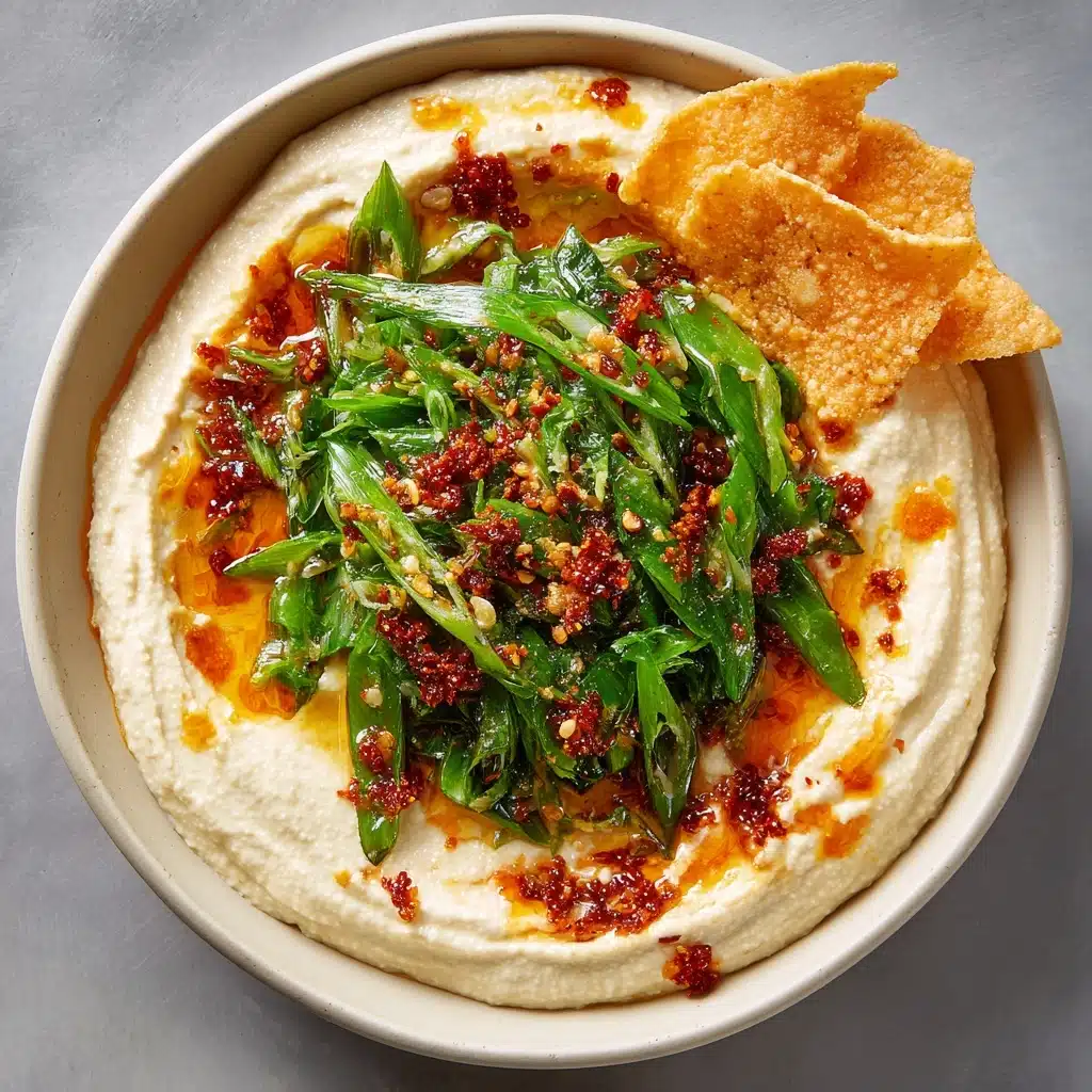 Charred Scallion and Chili Crisp Dip for Snacking Recipe - Recipe Image