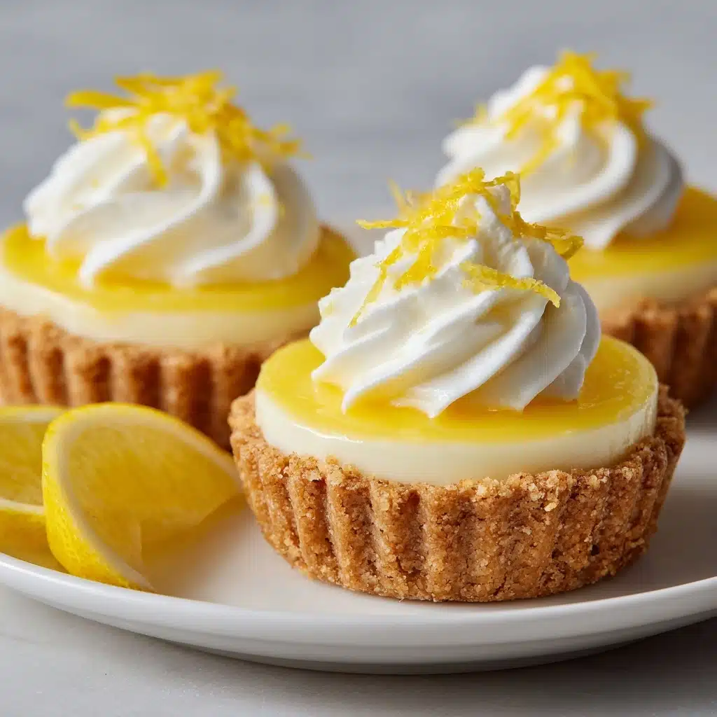 No-Bake Lemon Cream Cheese Pie Cups for Easy Desserts Recipe - Recipe Image