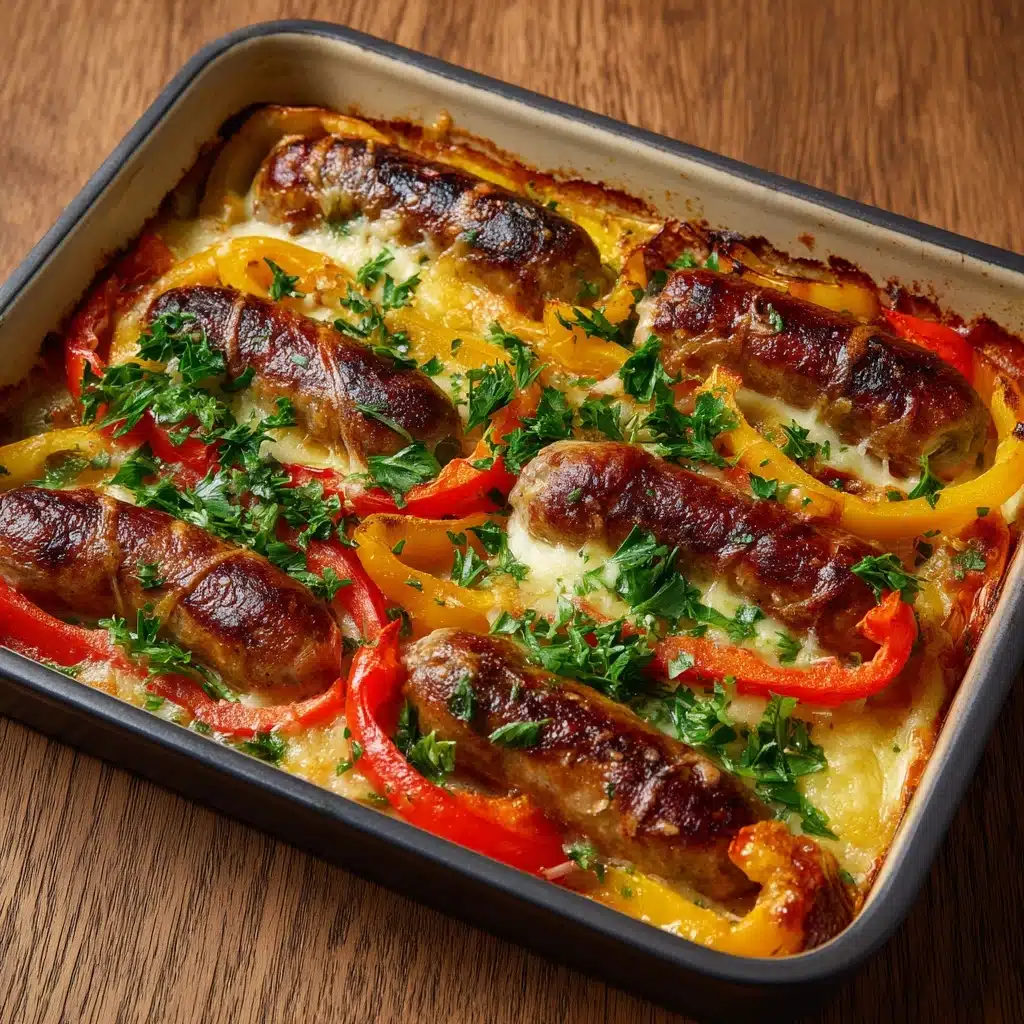 Italian Sausage and Pepper Casserole Recipe - Recipe Image