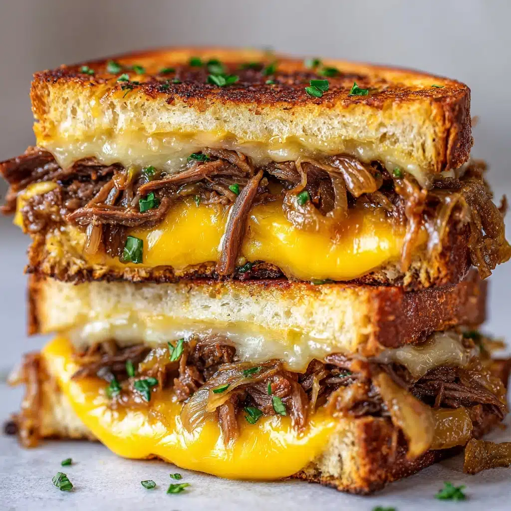 Southern Brisket Grilled Cheese Recipe - Recipe Image