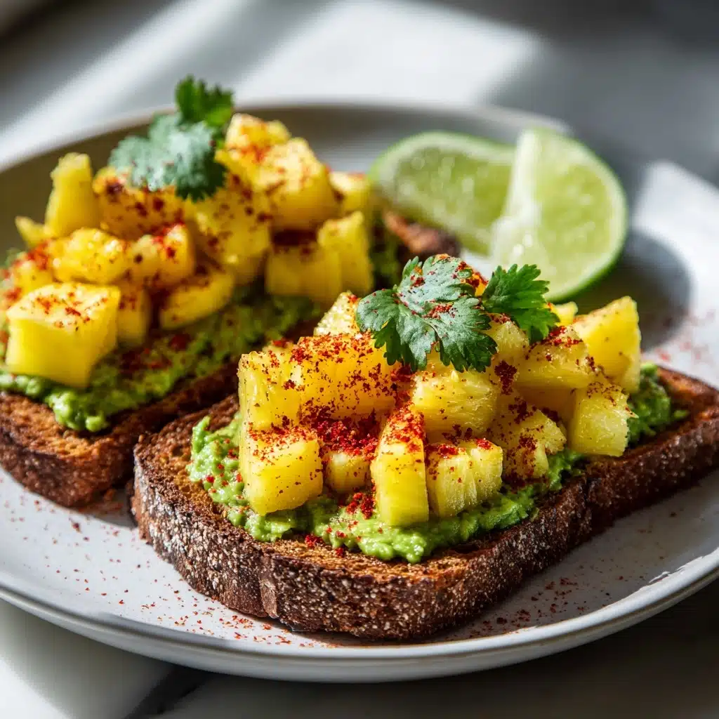 Tropical Avocado Toast Recipe - Recipe Image