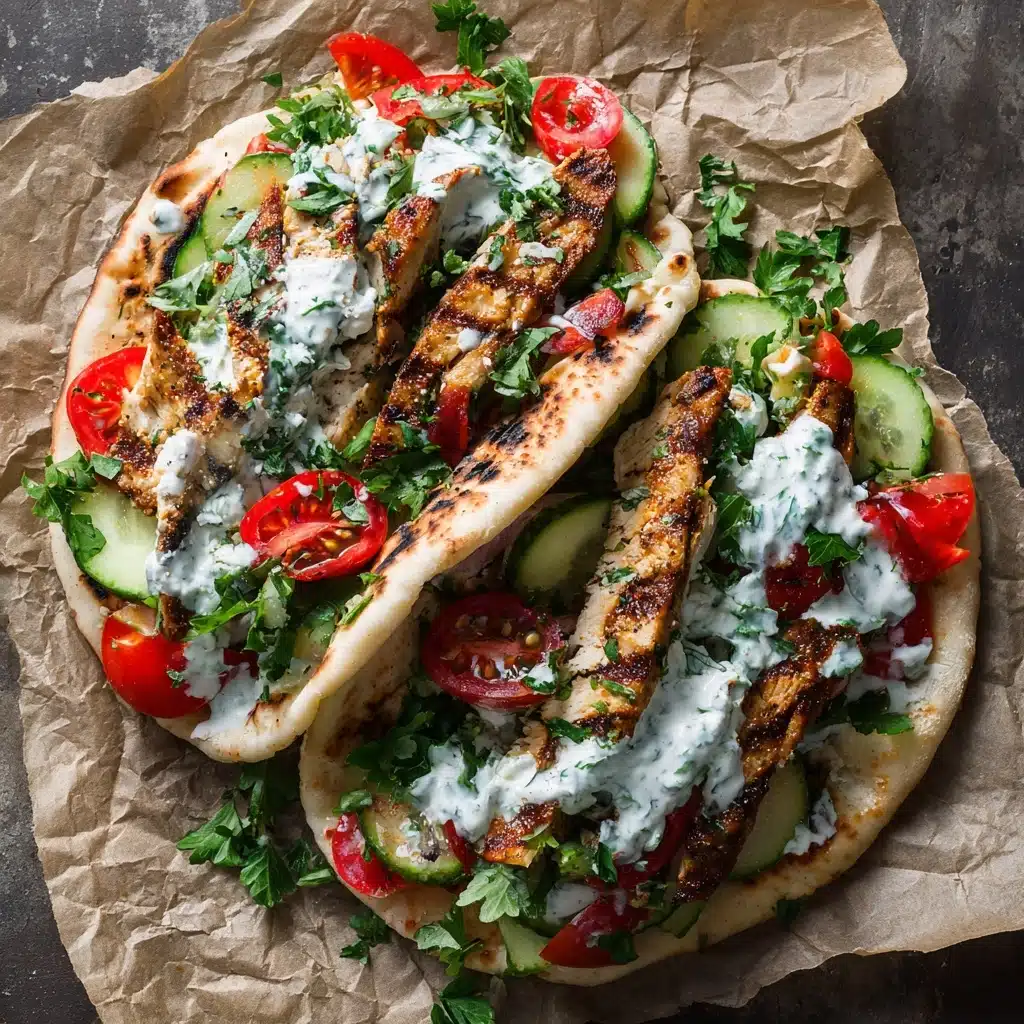 Greek Chicken Gyros Recipe - Recipe Image