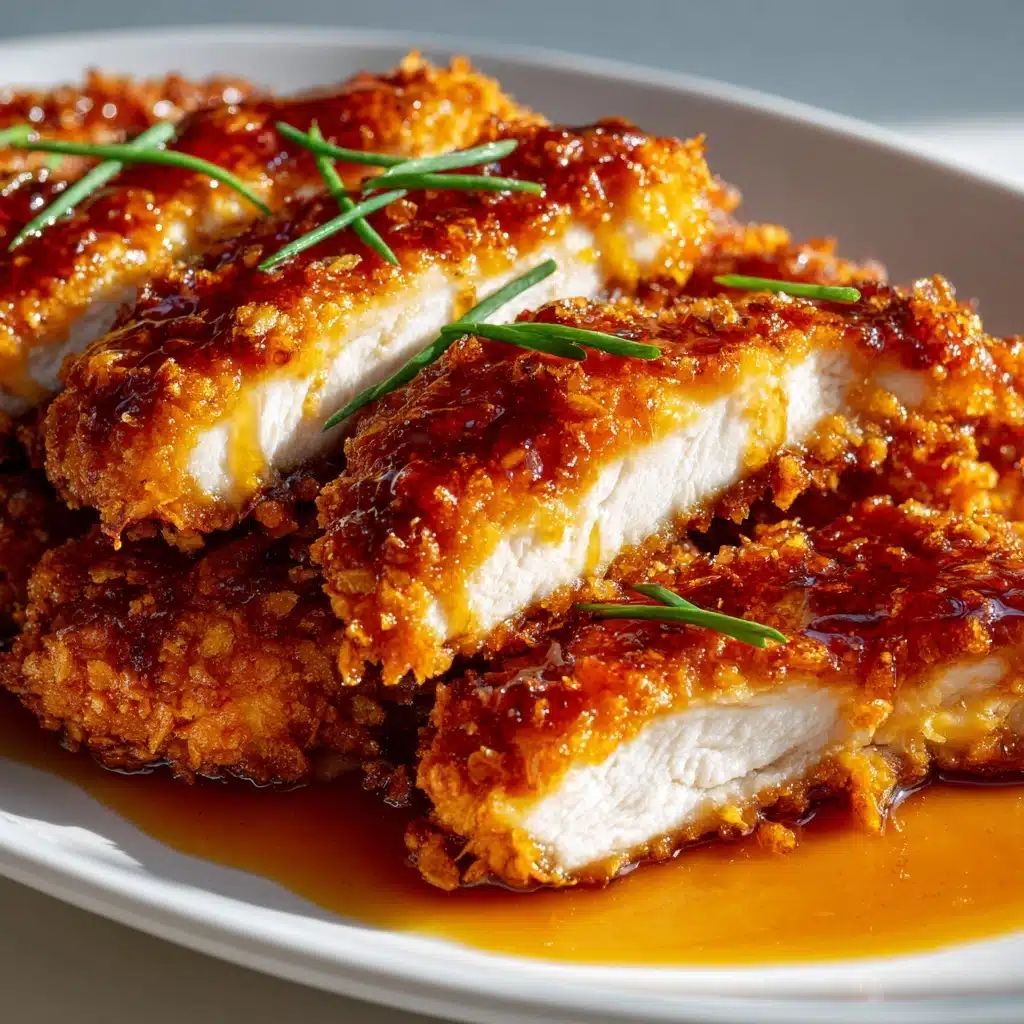 Double Crunch Honey Garlic Chicken Recipe - Recipe Image