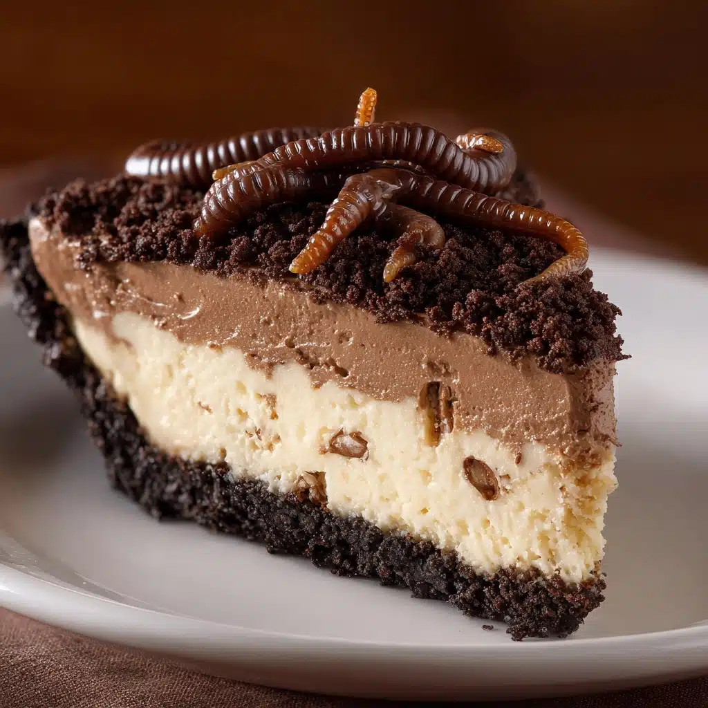 Dark Chocolate Pecan “Worms in Dirt” Mousse Tart Recipe - Recipe Image