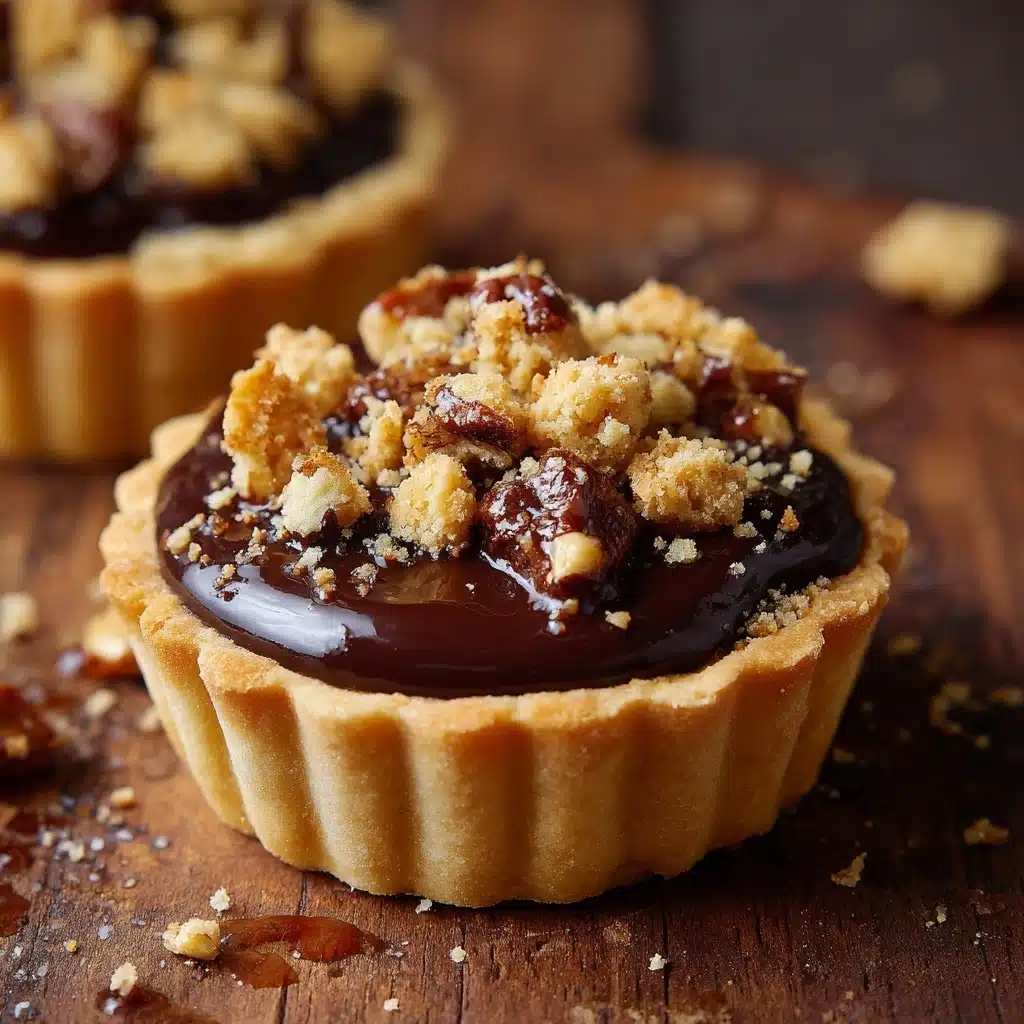 Butterfinger Caramel Crunch Mini Pies Recipe - Recipe Image