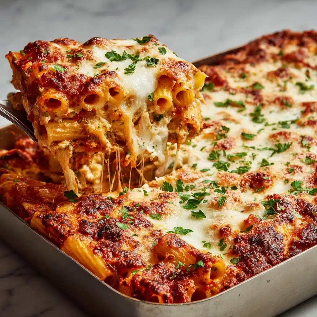 Cheesy Baked Rigatoni Recipe - Recipe Image