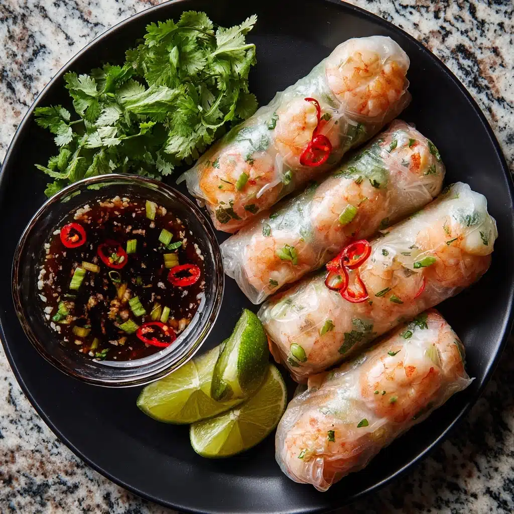 Vietnamese Baked Salmon Spring Rolls Recipe