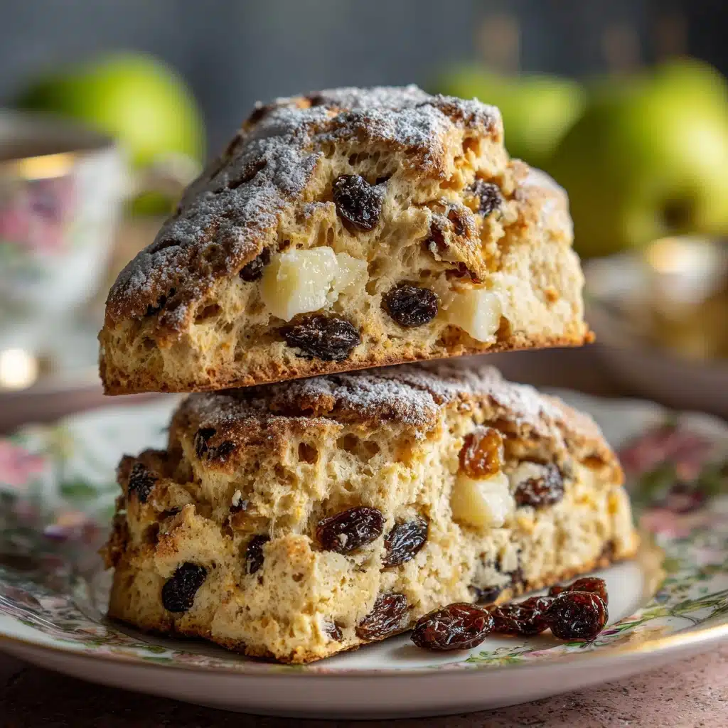 Apple Cinnamon Raisin Scones Recipe - Recipe Image