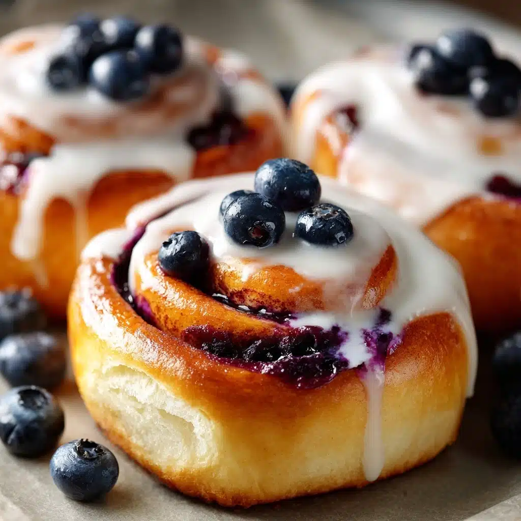 Homemade Blueberry Sweet Rolls Recipe