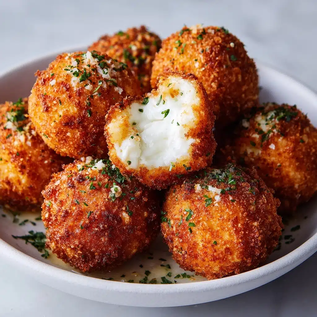 Air Fryer Cheesy Mashed Potato Balls Recipe - Recipe Image