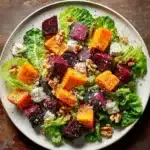 Salad with Sweet Potato & Feta Delights! Recipe