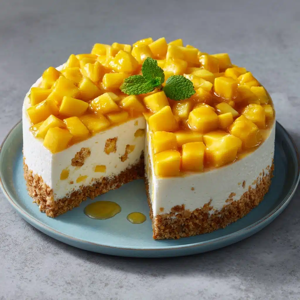 Unbaked Cheese and Mango Cake Recipe