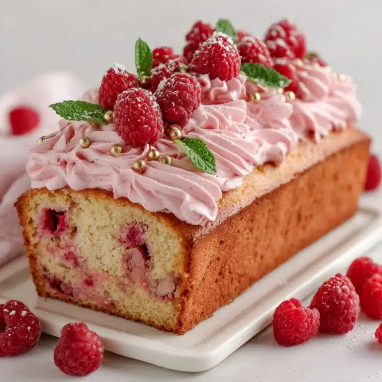 Lemon Raspberry Loaf Cake Recipe