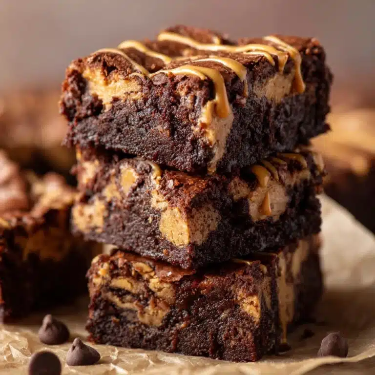 Peanut Butter Brownies with a Healthy Twist Recipe