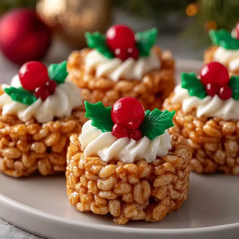 Rice Krispie Christmas Puddings Recipe