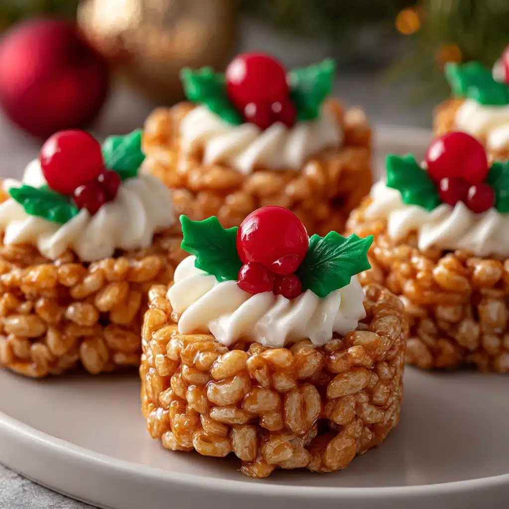 Rice Krispie Christmas Puddings Recipe